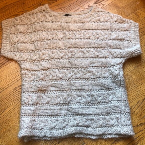 Express silver dolman sleeve cable-knit sweater - Picture 2 of 6